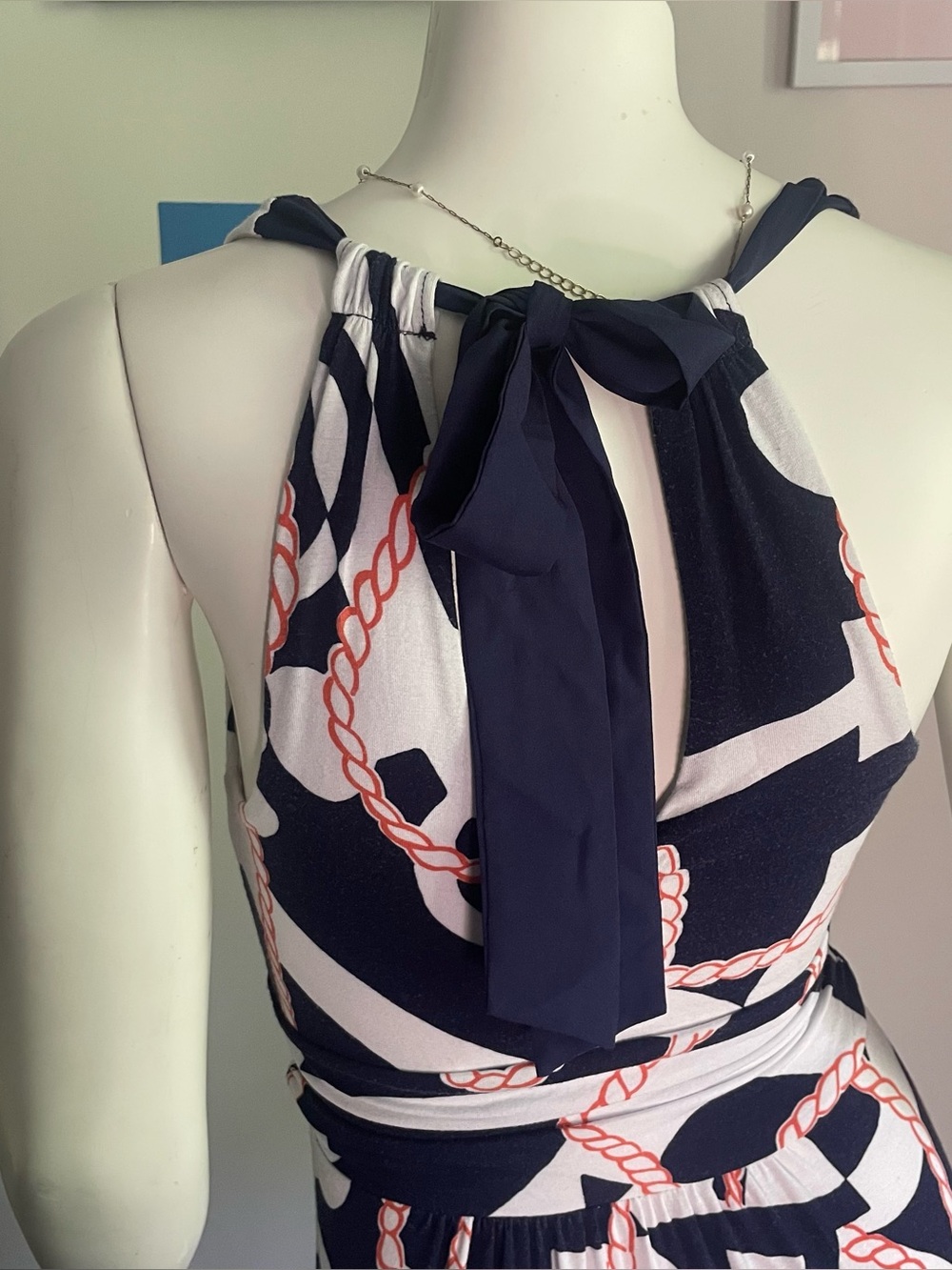 Lilly Pulitzer Amanda Maxi in Htf Booze Cruise Print | Color: Blue | Size: XS - Picture 5 of 6
